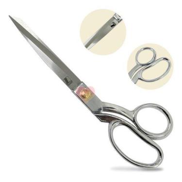 Imagem de Tesoura de Costura Profissional Para Cortar Tecido Moldes Modelagem Ar