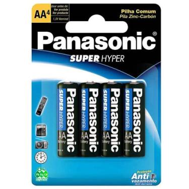 Imagem de Pilha Zinco Pequena Aa  Com 04 Unidades - Panasonic