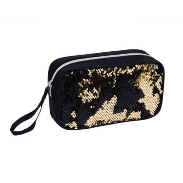 Imagem de Estojo escolar paetês muda de cor necessaire lantejoulas - Clio Style,