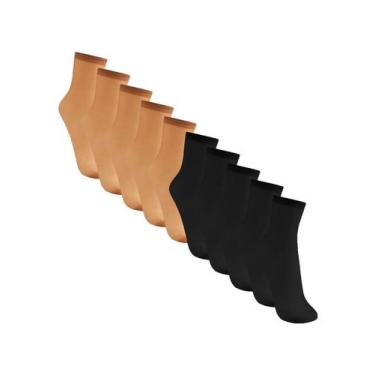 Imagem de Kit com 10 Meias Soquete Fio 20 Trifil 6126