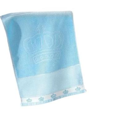Imagem de Toalha Lavabo Velour Para Bordar Baby Classic 30x45cm Dohler, Azul