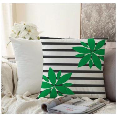 Imagem de Almofada Algodão Estampada Cecile 40x40cm Preto - FASTLAR