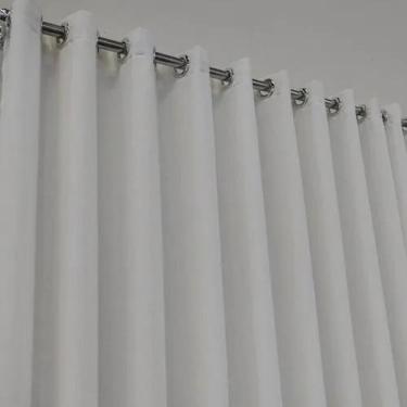 Imagem de Cortina Para Sala Linho Forrada 3,00x1,80 Meia Parede - Salvatex Confe