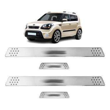 Imagem de Soleira para Porta Lateral Tuning Esportiva para carros 4 Portas (ABS)