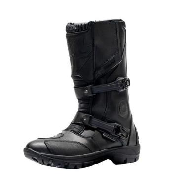 Imagem de Bota Motociclista Adventure V2 Impermeável Preta - Texx, 41