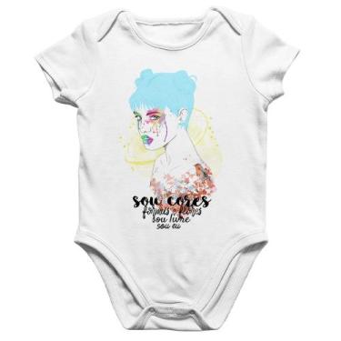 Imagem de Body Bebê Algodão Sou eu - Foca na Moda, Branco, P
