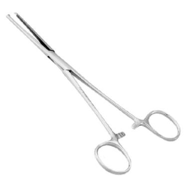 Imagem de Pinça kocher 20 cm 1x2 dentes reta (hemostatica) - Ascamas