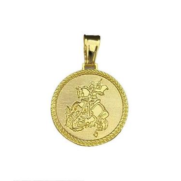 Imagem de Pingente são jorge g - banhado a ouro 18k - ToJoia18k