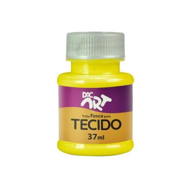 Imagem de Tinta para Tecido Amarelo Ouro Fosca 37ml DAC Art