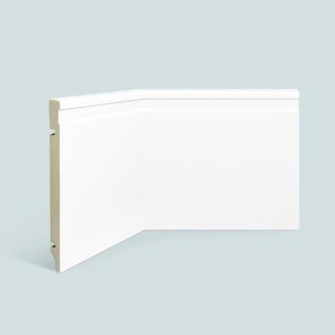 Imagem de Rodapé de Poliestireno Espaço Branco 200mm x 15mm x 2200mm, Branco 20c