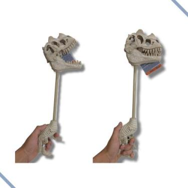 Imagem de Varinha Dinossauro Brinquedo Com Som Apertar Morder Pegador - Toyng