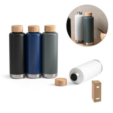 Imagem de Squeeze com parede dupla (térmico) NORRE BOTTLE. - amazon Eco, Preto