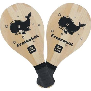 Imagem de Brinquedo Diverso Frescobol KIT Infantil - Raquete de Praia com Bolinh