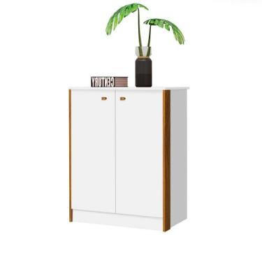 Imagem de Balcão Office Multiuso Organizador Funcional Branco Nature - Esquilo M