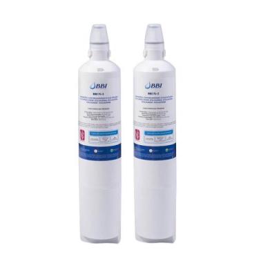 Imagem de Kit 2 Filtros para Geladeira e Refrigerador BBI FL-2 compatível LG LT6