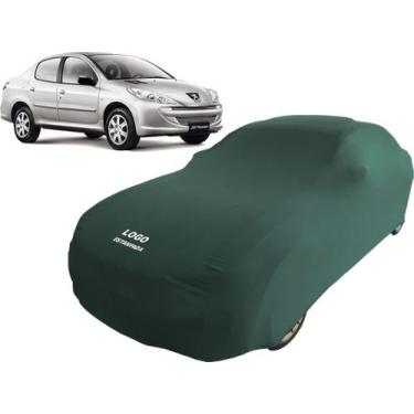 Imagem de Capa Automotiva Para Peugeot 207 Passion Tecido Helanca - Mz, Verde