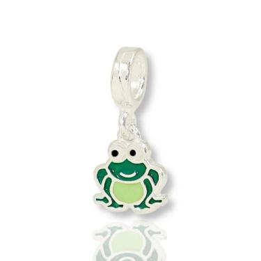Imagem de Berloque Charms Sapo Sapinho Pendurar Prata Legitima - Lojas La+Ny, 1,