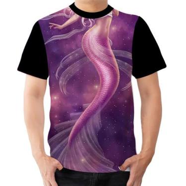 Imagem de Camiseta Camisa Ads  Sereia Mar Concha Calda de sereia 5 - Fabriqueta,