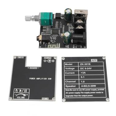 Imagem de Módulo Amplificador de Potência ZK-301B, Placa Amplificadora Mono 30W DC 9-24V, Suporte para Placa Amplificadora de AUX BT5.1 USB, para Kit Eletrônico DIY Car Home Christmas