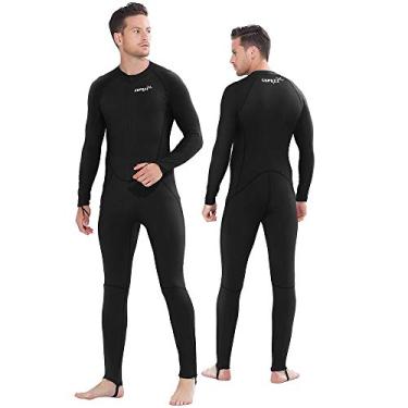 Imagem de COPOZZ Roupa de mergulho masculina – Roupa de banho com proteção UV de corpo inteiro para surf, mergulho e snorkeling