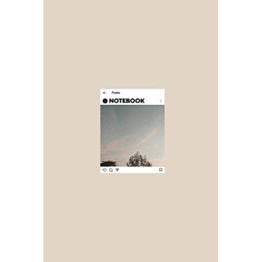 Imagem de Notebook: lined Journal- Instagram Design - Large (6 x 9 inches) - 101 Pages –Blush Cream: Composition Book Perfect bound, Soft Cover - Minimal style