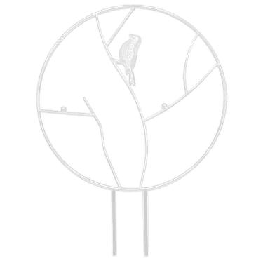 Imagem de Quadro de Escalada de Videira de Ferro, Quadro de Suporte de Planta Suporte de Planta Flor Ferramenta Decorativa de Jardim, para Uso Interno e Externo (S)