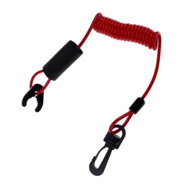 Imagem de RKURCK Cordão de segurança Stop Kill Switch Cordão de emergência com alça de pulso para todos os Arctic Cat Jet Ski Barracuda Daytona Monte Carlo Montego TigerShark TS 640 770 900 1000 1100 0609-427