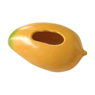 Imagem de Generic Vaso de cerâmica em formato de manga, vaso de plantas, suporte de plantas moderno, ornamento de propagação, vaso de flores para casamento em casa de