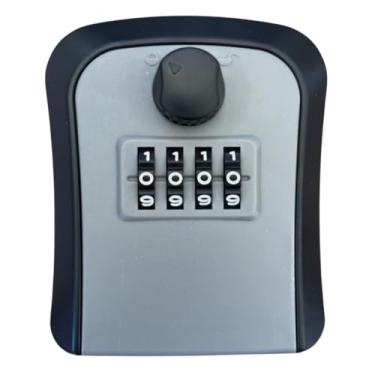 Imagem de Caixa Cofre Para Armazenamento De Chaves 1unidade, Cofre de Parede Caixa Segurança Guarda Chaves Pequenos Objetos com Segredo Senha à prova d'água