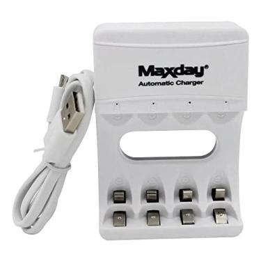 Imagem de Carregador de Pilha Recarregável AA, AAA Via USB