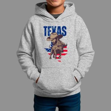 Imagem de Moletom Canguru Infantil Country Moda Country Inverno Capuz e Bolso Te