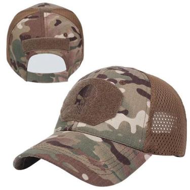 Imagem de Bonés Tático do Exército Masculino, Militar Chapéu Camuflado - Emaús A