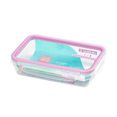 Imagem de Pote Hermético com Trava 820ml Modular Sanremo Freshy Leve Fitness Aca