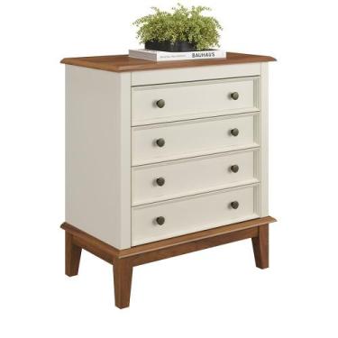 Imagem de Cômoda 4 Gavetas - Apaixone&Decore, Off White