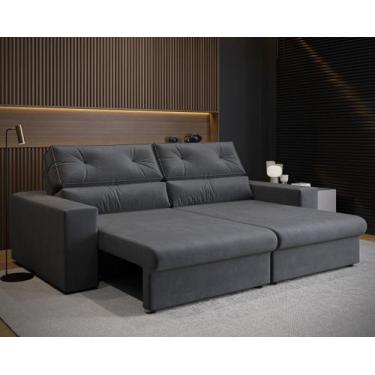 Imagem de Sofá 2 Lugares Athena assento Retrátil e Reclinavel 1,60m(L) - CIALAR,