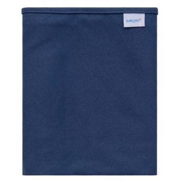 Imagem de Cueiro Liso de Malha 78 cm x 95 cm Baby Joy Premium, Azul Marinho