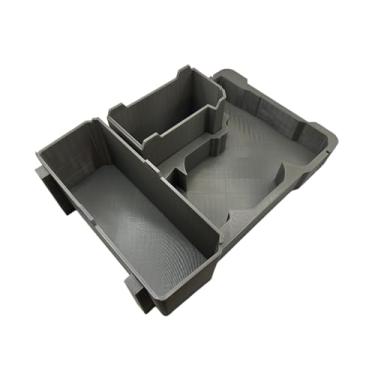 Imagem de Inserção impressa em 3D Jonah Pope Design projetado para Milwaukee Packout Organizer e pistola de calor M18 (cinza industrial)