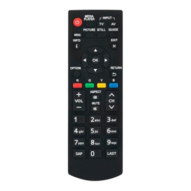 Imagem de Controle remoto de substituição N2QAYB000931 compatível com Panasonic TV TH-42PX75X TH42PX75X Plasma Viera TVs LED LCD HDTV