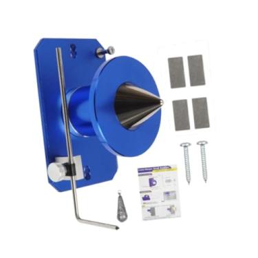 Imagem de Generic Balancer de cortina do cortador de grama Balancer infinitamente ajustável 3.3x5.3x3.9inCh Acessórios de alta resistência Montada na parede, Azul