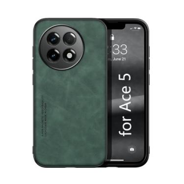 Imagem de Kepuch Silklike Capa para Oneplus Ace 5 - Case Placa de Metal Embutida - Verde