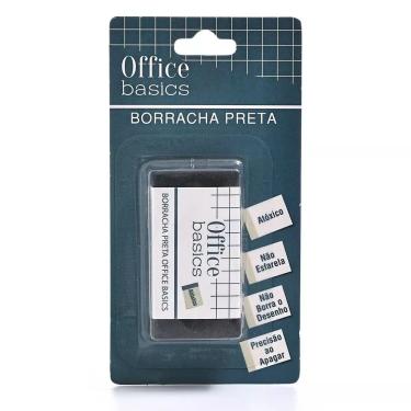 Imagem de Borracha Escolar Preta 1 un. Office Basics Atóxica