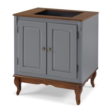 Imagem de Balcão Cooktop Com 2 Portas E 1 Prateleira Hannover - M560709 Garapa - Verniz