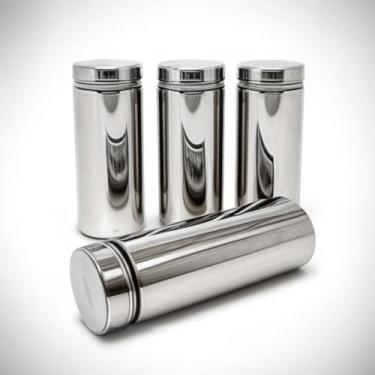 Imagem de Kit 4 Unidades Prolongador 19x50 Inox Suporte Vidro Painel e Mesa