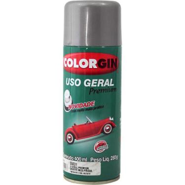 Imagem de Tinta Spray Grafite para Rodas 400ml 57001 Colorgin com 6 Unid
