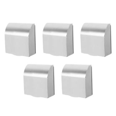 Imagem de Tofficu Tampa De Tomada De Aço Inoxidável À Prova De Intempéries Com 5 Peças - Caixa Elétrica À Prova D'Água De 1 Via Para Uso Externo Protetor De Interruptor À Prova De Ferrugem Para