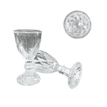 Imagem de Jogo 18 Mini Taças De Vidro para Licor 50ml Luxo - Freecom