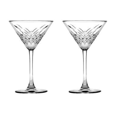 Imagem de Taça De Vidro Pasabahçe Para Martini 230 ml Timeless 2 Peças
