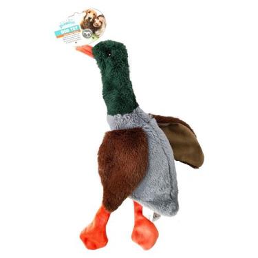 Imagem de Brinquedo Pato Pawise p/ Cães  Pelúcia sem Enchimento c/ Apito 40cm An