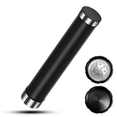 Imagem de wanbro Tubo Para Charuto Com Umidificador, Hermético, À Prova De Odores, Estojo Portátil Para Viagem Com Umidificador Embutido, Presente Para Homens (6 Polegadas E Calibre 60)