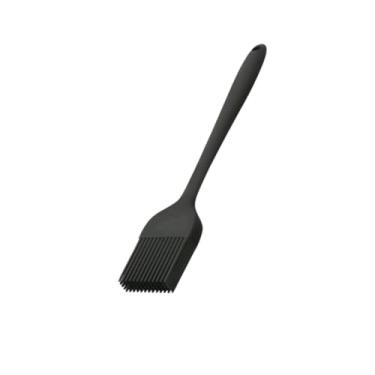 Imagem de Pincel de Silicone para Alimentos, Preto, Resistente ao Calor até 230°C, Flexível para Untar Leve, Prático e Simples Manuseio